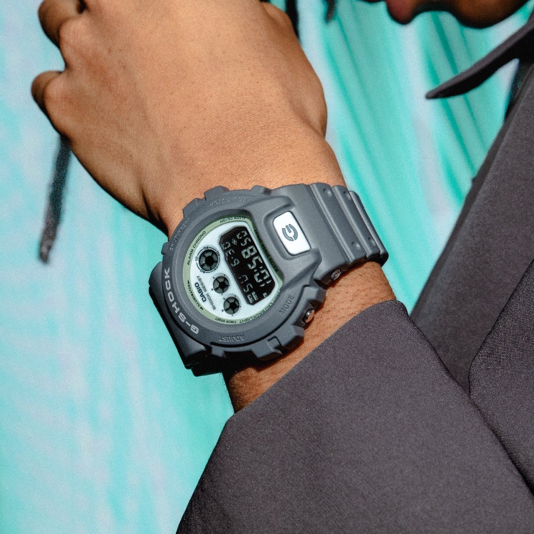 G-Shock DW6900 Hidden Glow Digital Gray