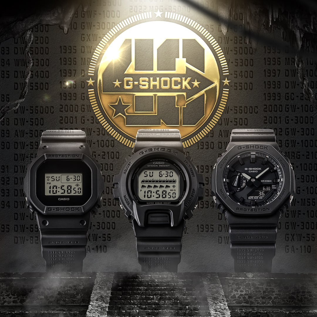 G-Shock DWE5657 40th Anniversary Remaster Black Limited