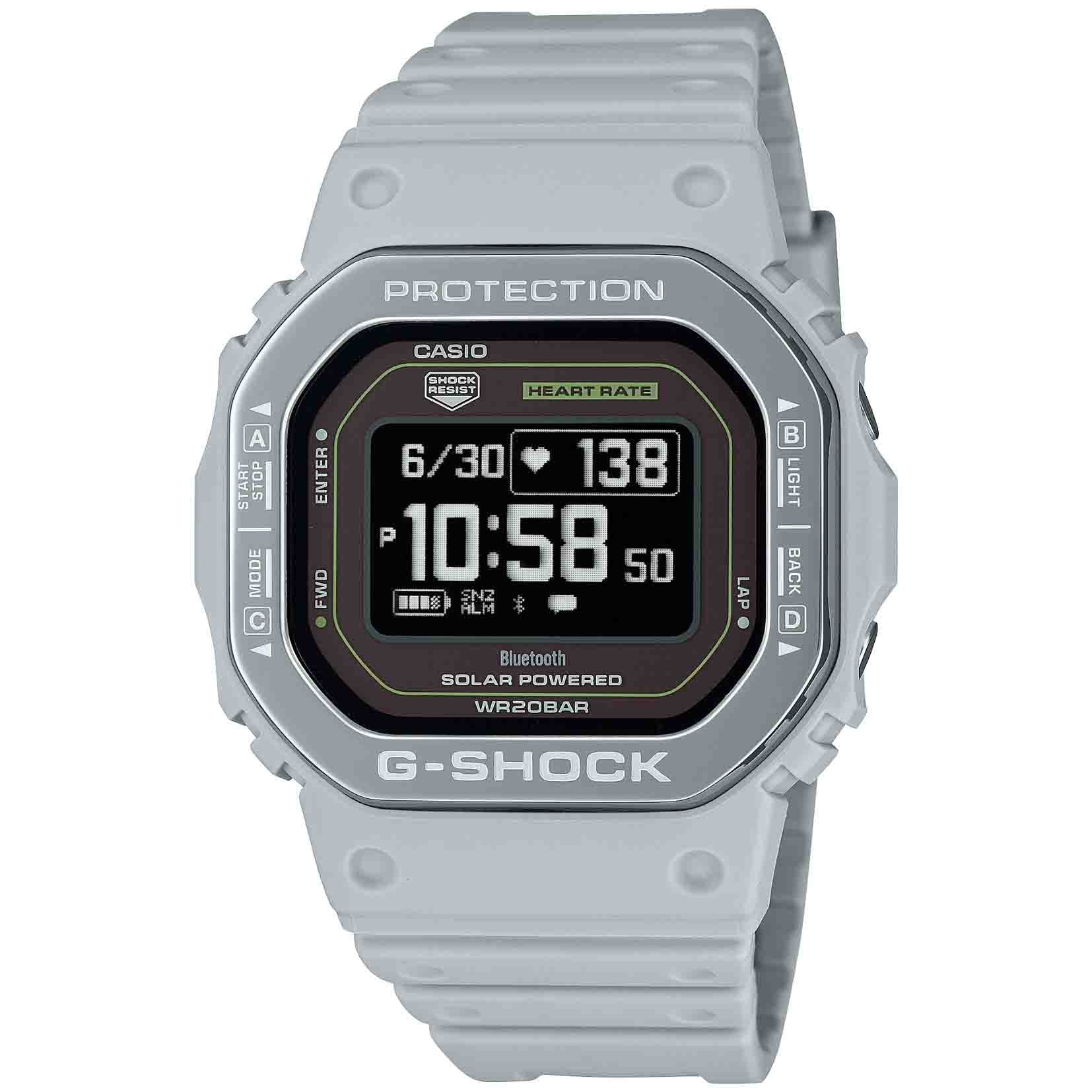 G-SHOCK DW-H5600 Bluetooth 腕時計 グレー g-shock-dwh5600-g-squad-