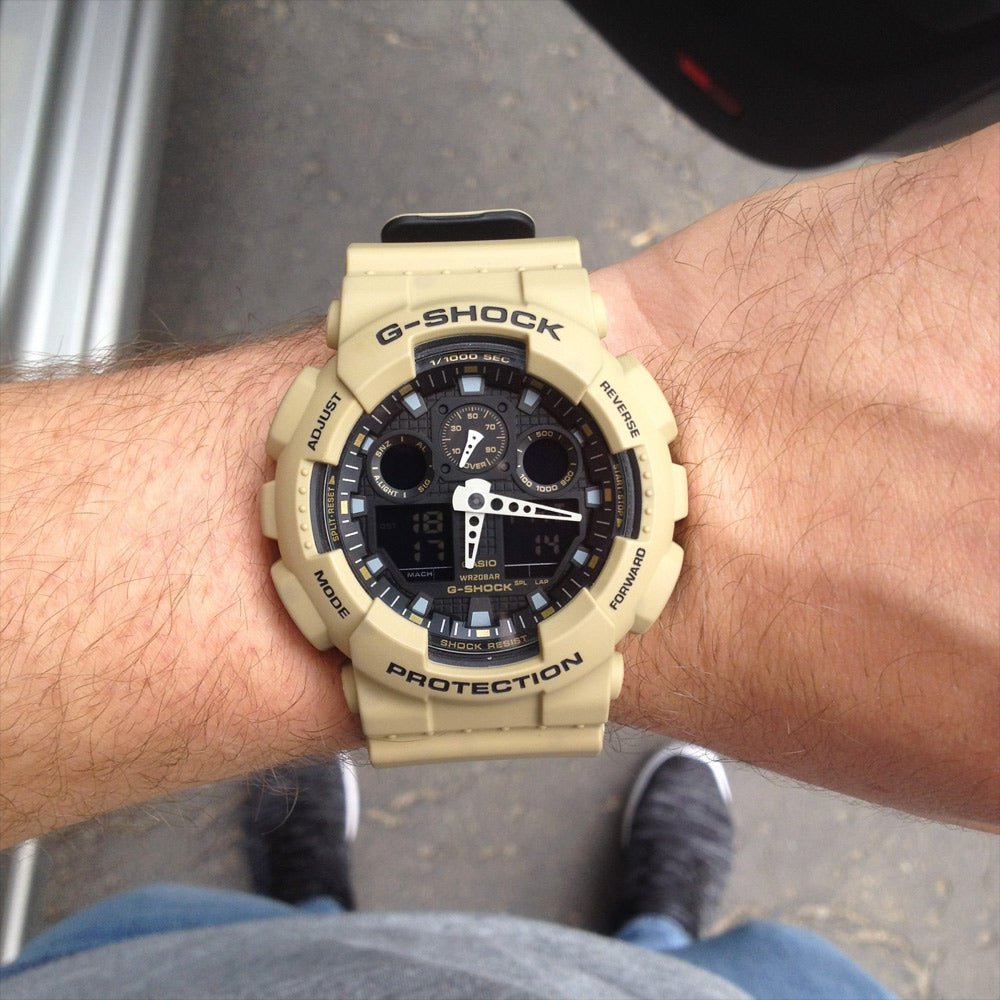 G-Shock GA-100 Military Series Sand | Watches.com