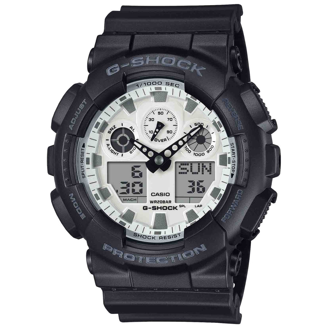 G-Shock GA100 Ana-Digi Brilliant White