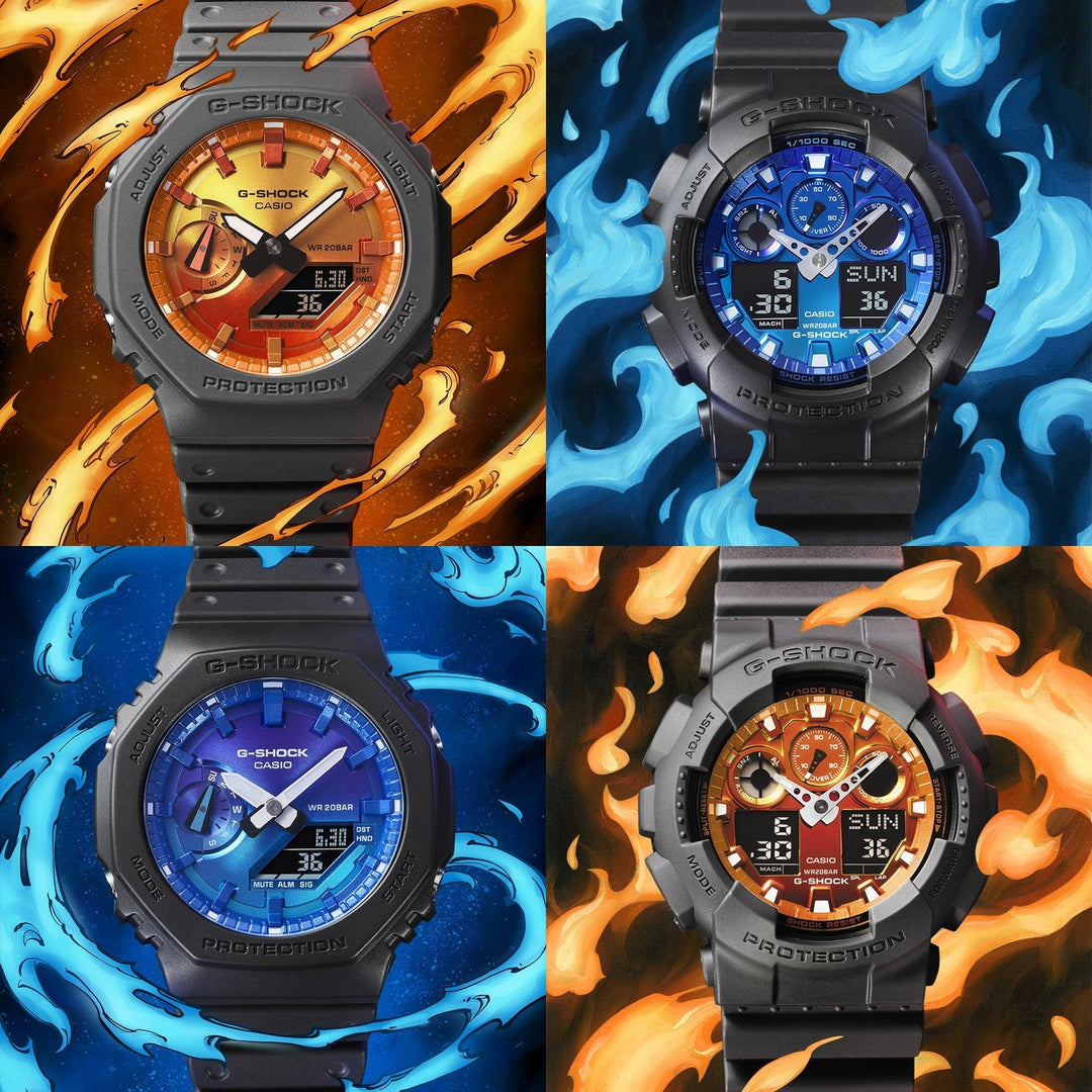 Gショック　ANA限定G-SHOCK ブラック/ブルー ANA就航地の3レターコードデザインが映える『G-SHOCK for ANA