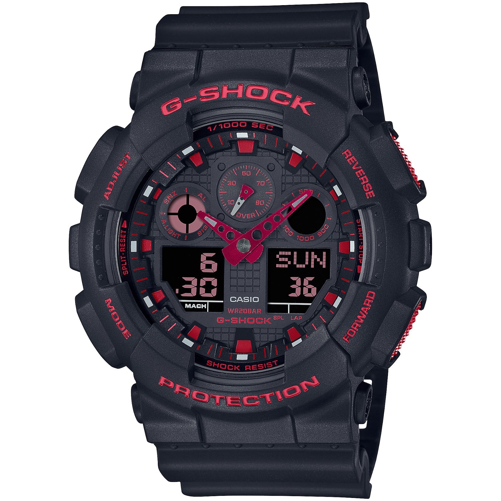 Gshock Watches G Shock Red Face Casio G-Shock Core Energy Pack