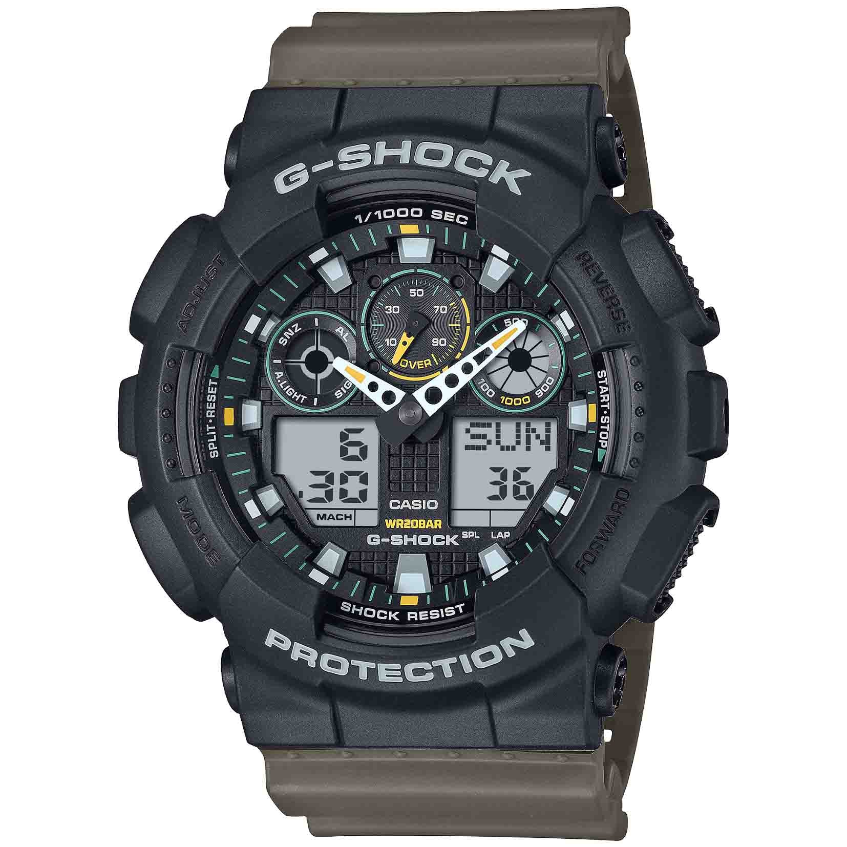 G-Shock GA110 Ana-Digi Utility Green - Main Image