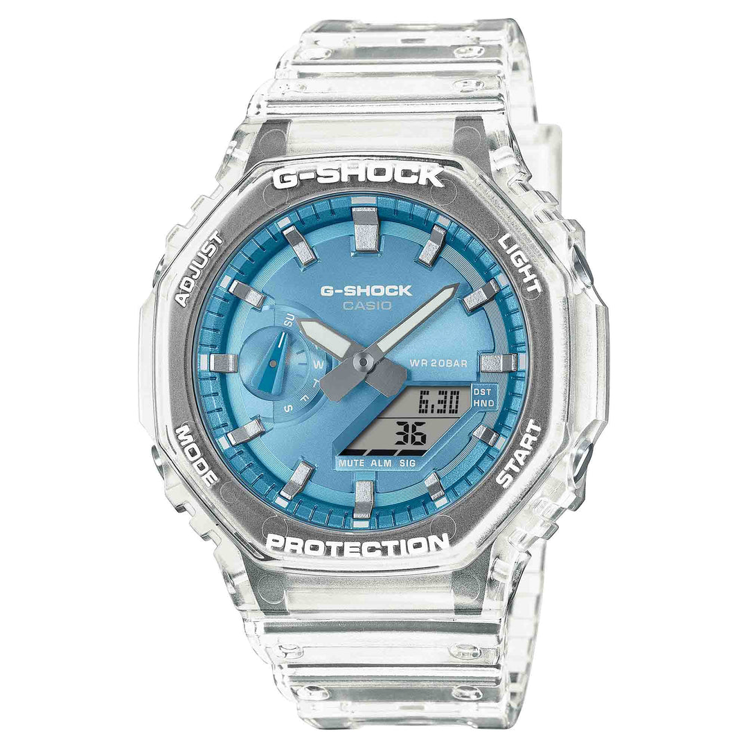 G-Shock GA2100 Ana-Digi Bright Metallic Blue | Watches.com