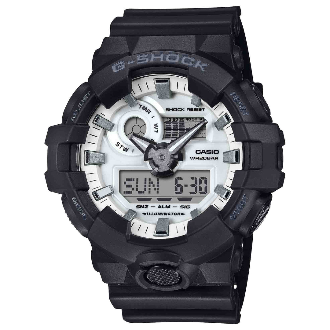 G-Shock GA700 Ana-Digi Brilliant White | Watches.com