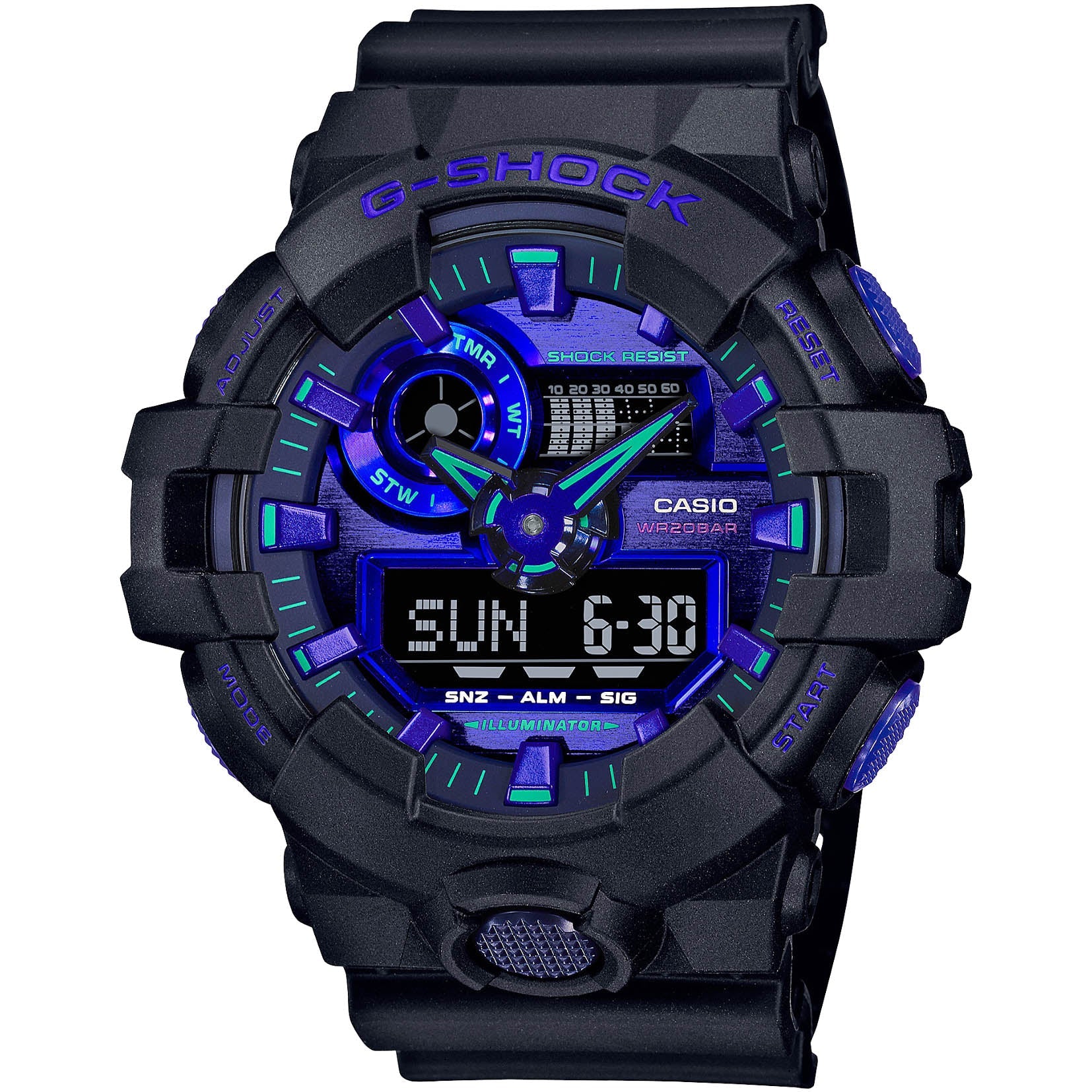 Anime G Shock Ga 700 Neo Tokyo Casio G Shock Purple Watch