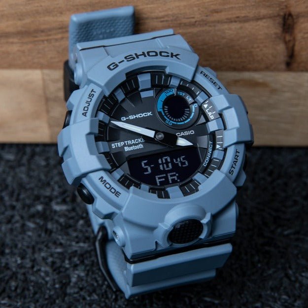 【atsu33】G-SHOCK GBA-800 カモフラージュグレー G-Shock GBA800UC G-Squad Ana-Digi Connected Gray | Watches.com