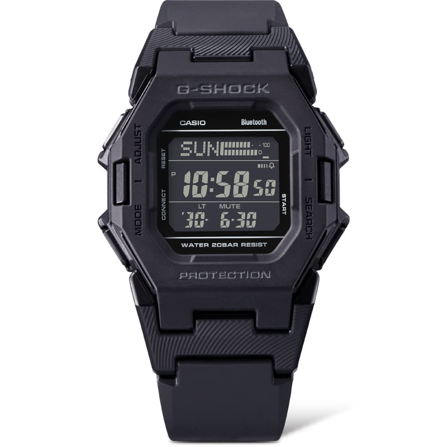 KOBELCO G-SHOCK ブラックデジタルウォッチ G-Shock GDB500 Digital Black | Watches.com