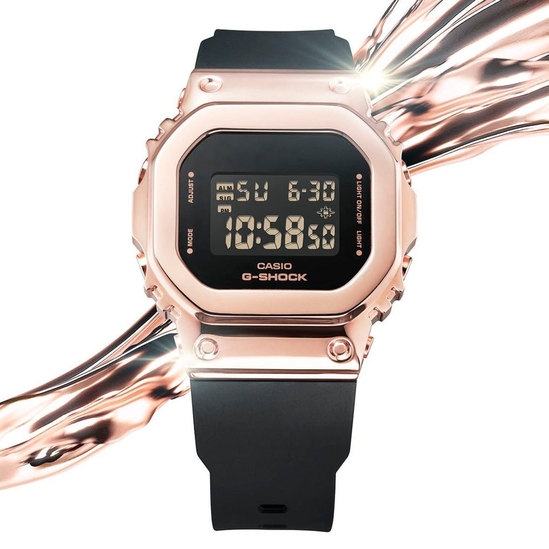 G-Shock GM-S5600 Full Metal Rose Gold Black | Watches.com