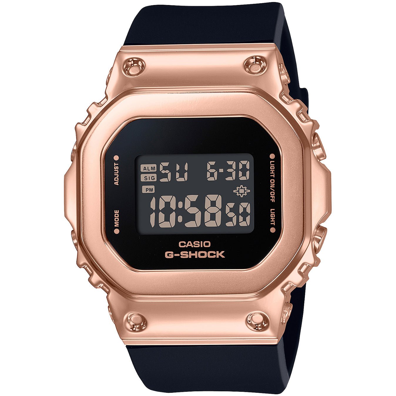 G-Shock GM-S5600 Full Metal Rose Gold Black | Watches.com