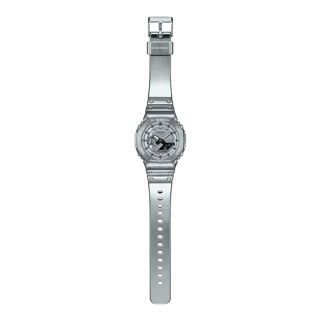 G-Shock GM2100 G-Steel Ana-Digi Metallic Silver | Watches.com