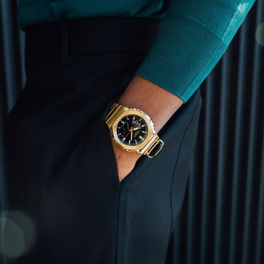 G-Shock GM2100 G-Steel Metallic Ana-Digi Gold | Watches.com