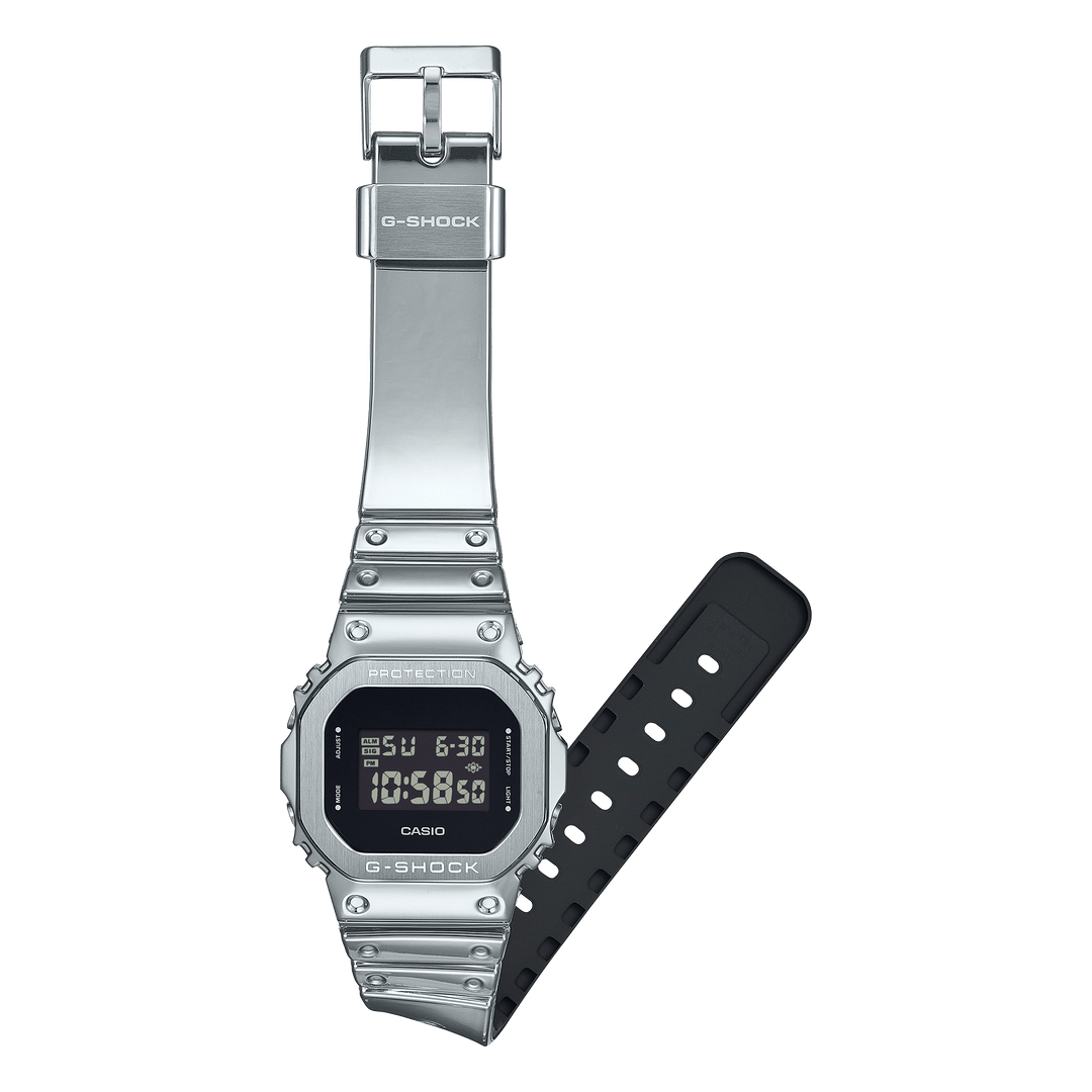G-Shock GM5600 G-Steel Digital Metallic Silver | Watches.com G-Shock GM5600 G-Steel Digital Metallic Silver | Watches.com