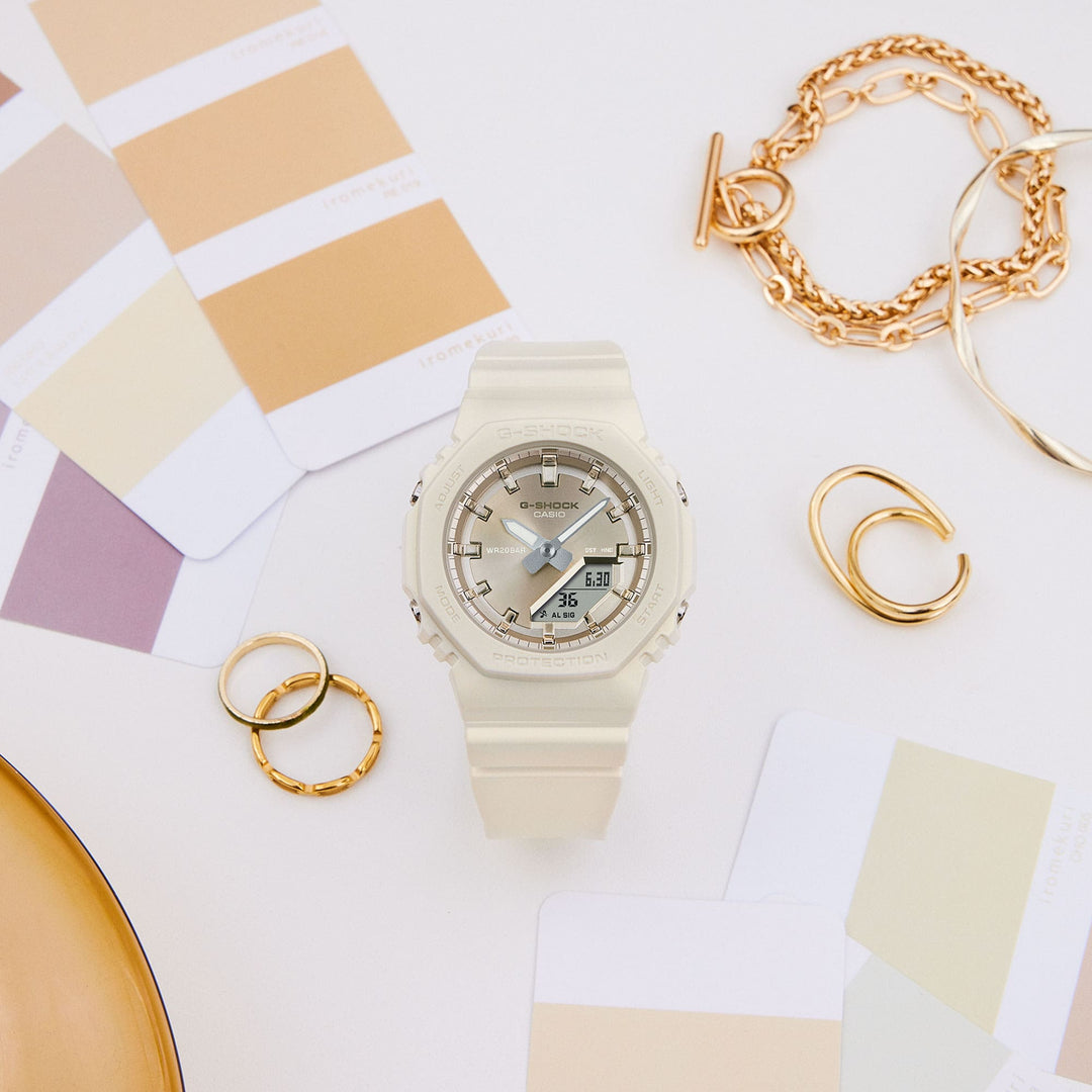 G-Shock GMAP2100ST Ana-Digi Silky Tan | Watches.com