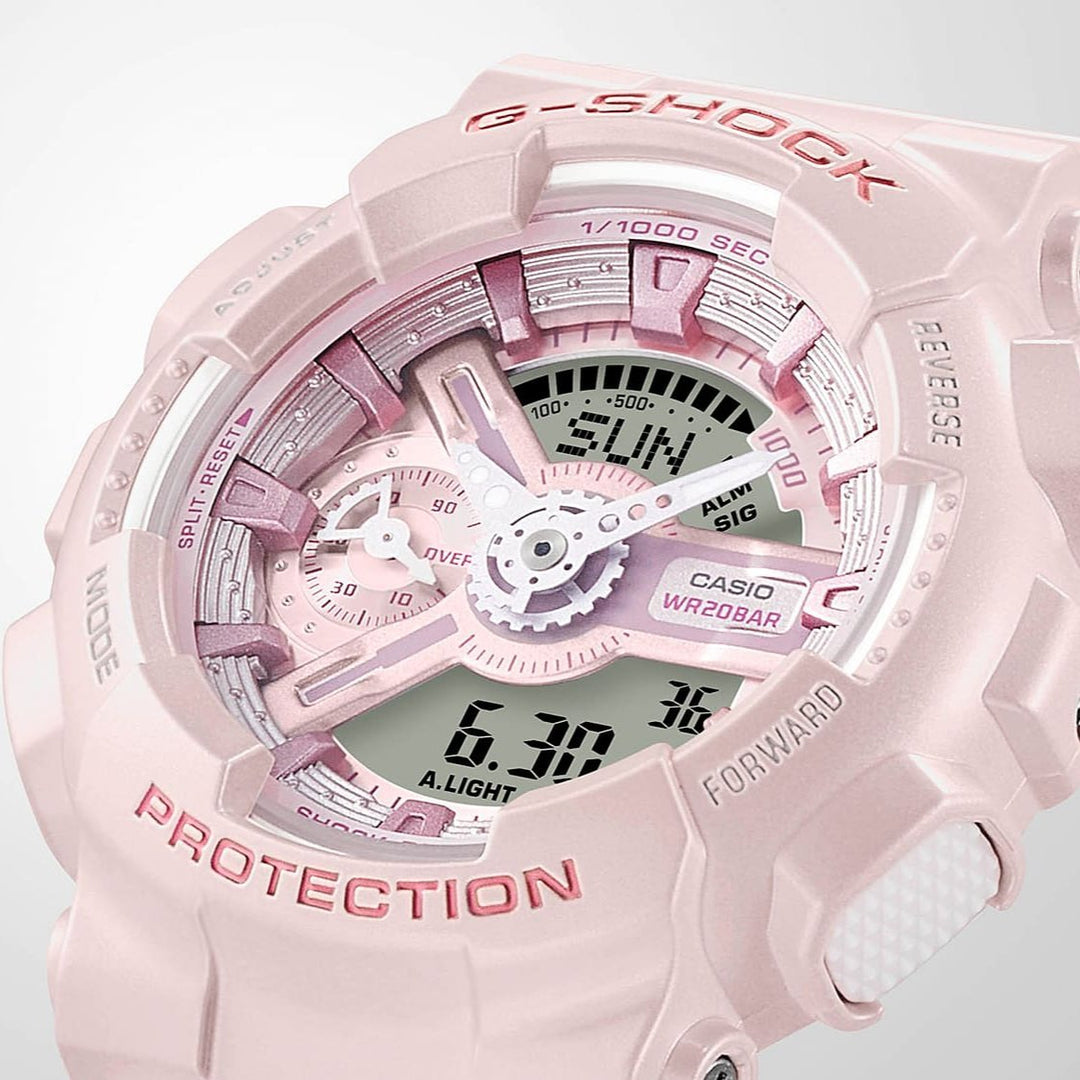 G-Shock GMAS110 Ana-Digi Silky Pink | Watches.com