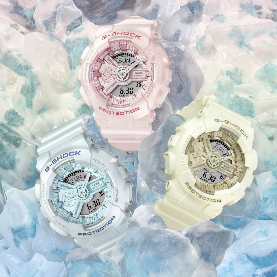 G-Shock GMAS110 Ana-Digi Silky Pink | Watches.com