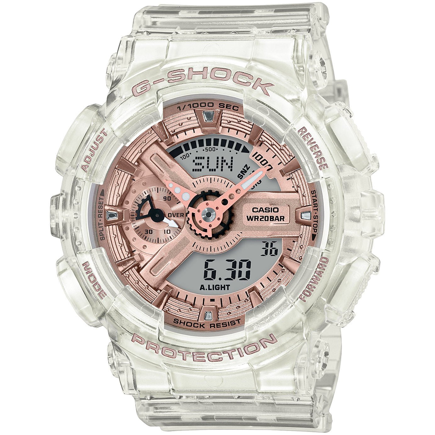 G-Shock GMAS110SR-7A Transparent Rose Gold - Main Image