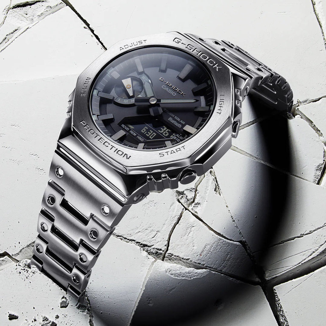 G-Shock GMB2100 Full Metal Solar Steel | Watches.com
