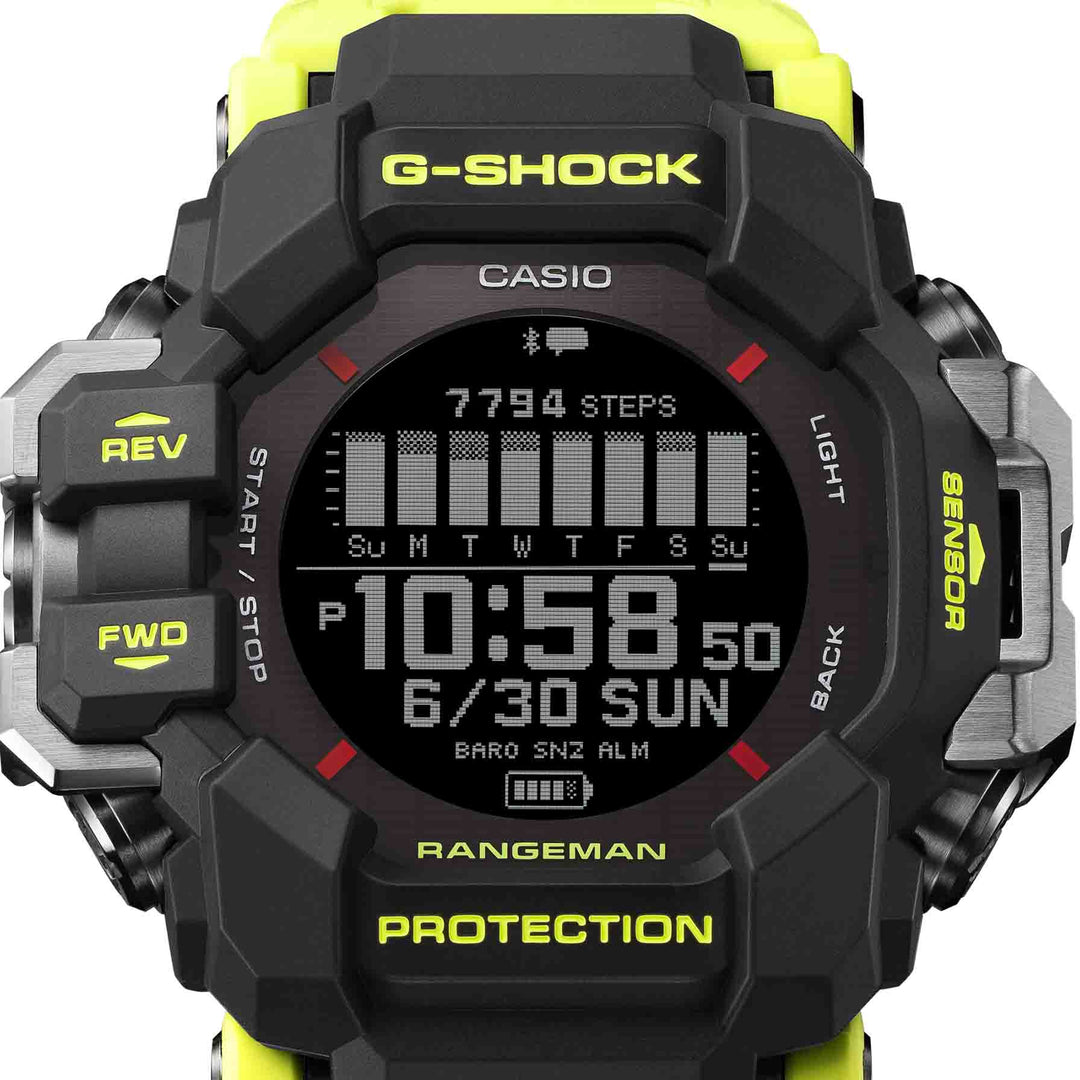 G-SHOCK マンウィズ　MAN WITH A MISSION G-Shock GPRH1000 Master of G-Land Rangeman Rescue Yellow | Watches.com