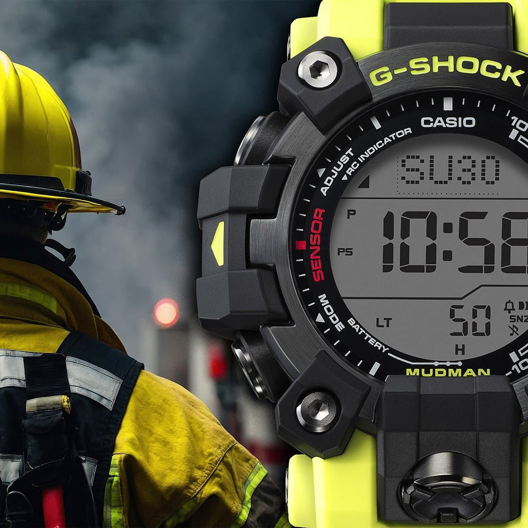 G-Shock GW9500 Master of G-Land Mudman Rescue Yellow | Watches.com