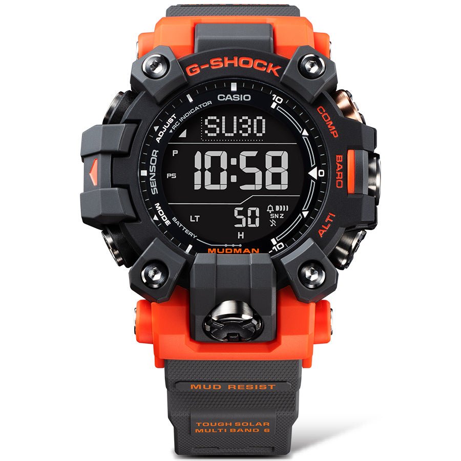 G-Shock GW9500 Mudman Orange Gray