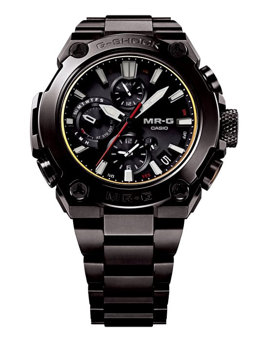G-Shock MR-G Mid-Size Solar Connected Black | Watches.com