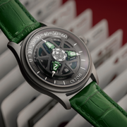 OLTO-8 King 3D Satellite Hour Wheel Automatic Jade Green