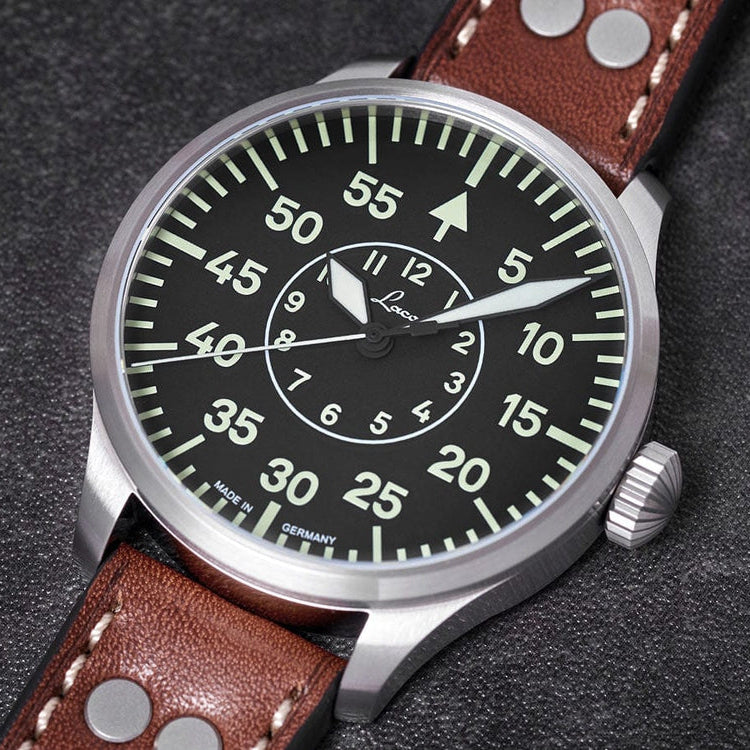 Laco Aachen 39mm Automatic Black – Watches.com