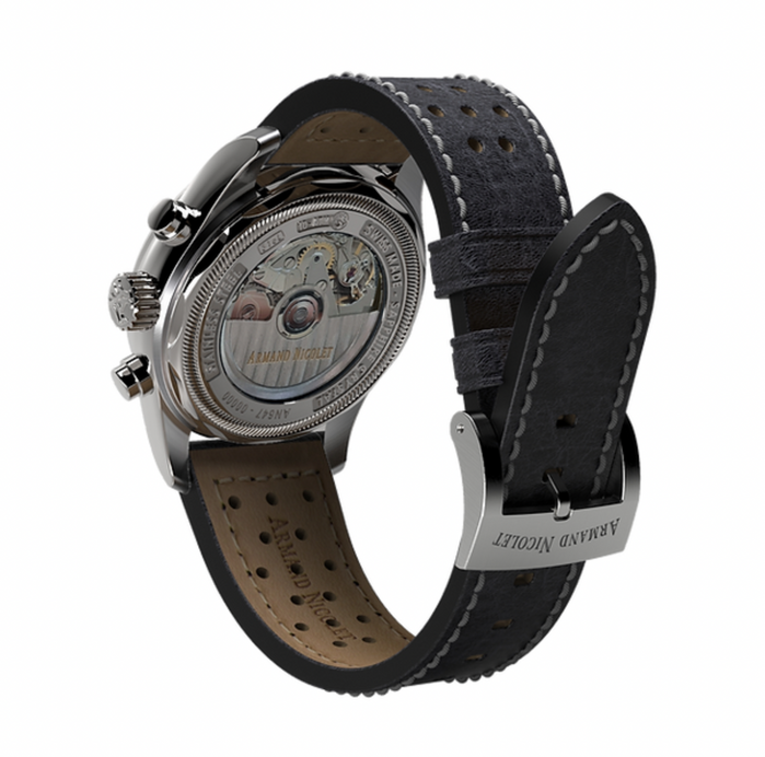 Armand Nicolet MM2 Swiss Automatic Black angled shot picture