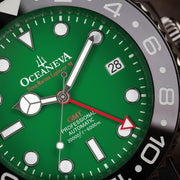 Oceaneva 6000m GMT Deep Marine Explorer VI Grade 5 Titanium Automatic Green