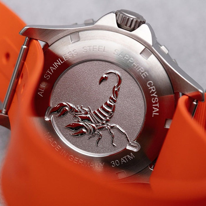 Laco Mojave 39mm Orange angled shot picture
