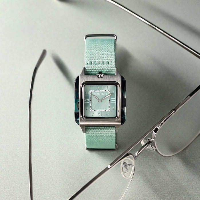 Briston Streamliner Kennedy Spring Aqua Green angled shot picture
