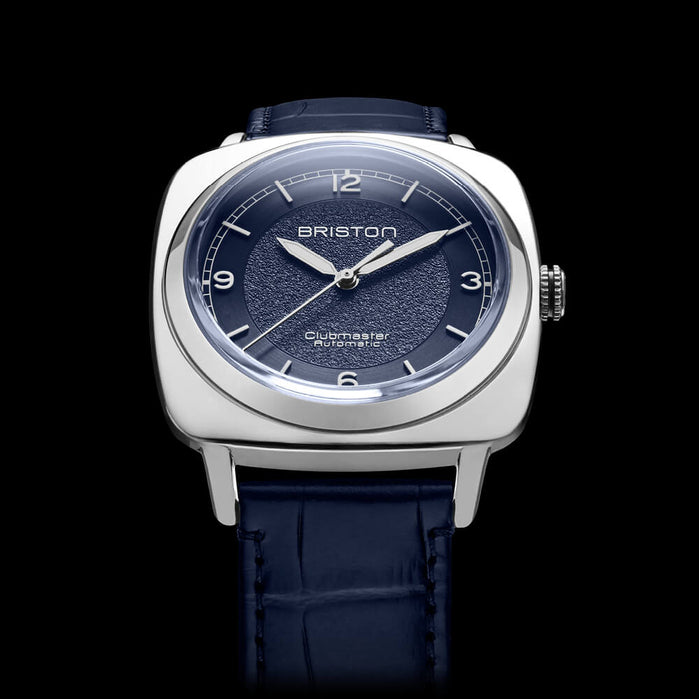 Briston Clubmaster Legend Classic Automatic Steel Blue angled shot picture