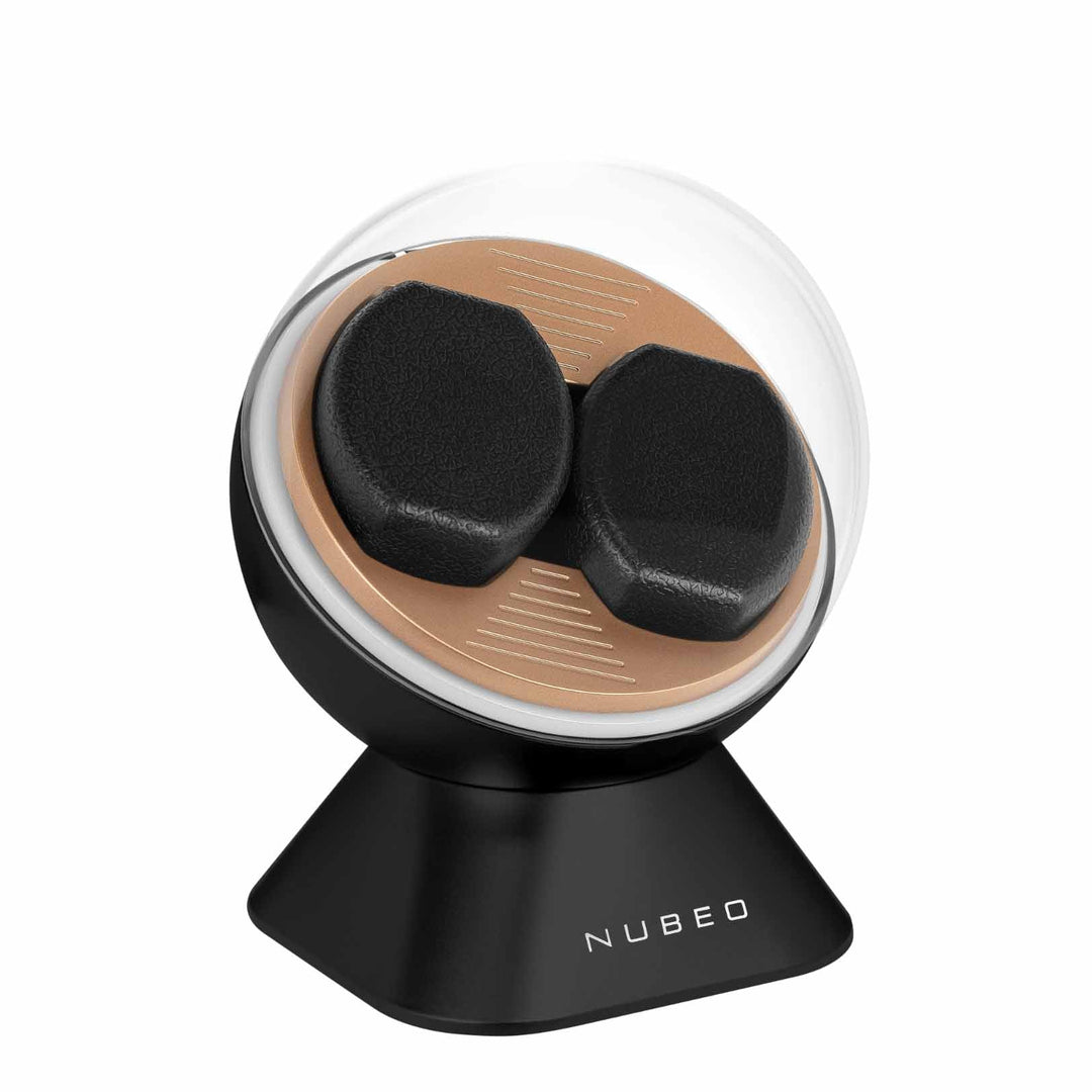 Mainspring Satellite Dual Slot Watch Winder Gemini Black – Watches.com