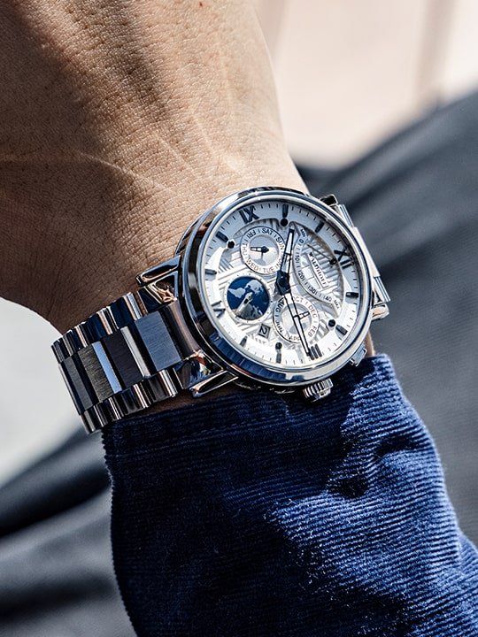 Manufaktur Waldhoff Multimatic II SS Diamond Silver | Watches.com