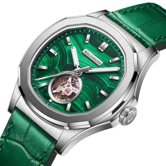Manufaktur Waldhoff Navigator Automatic Malachite – Watches.com