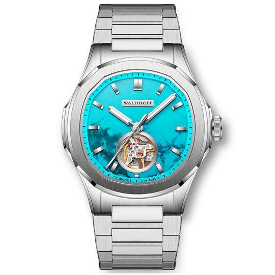 Manufaktur Waldhoff Navigator Automatic Turquoise SS – Watches.com