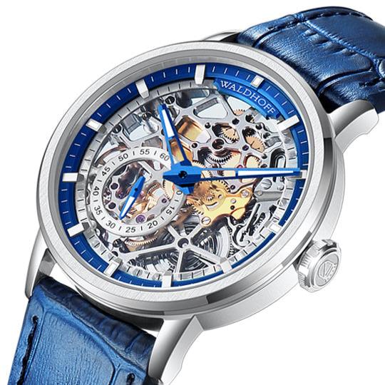 Manufaktur Waldhoff Pioneer Automatic Royal Blue – Watches.com