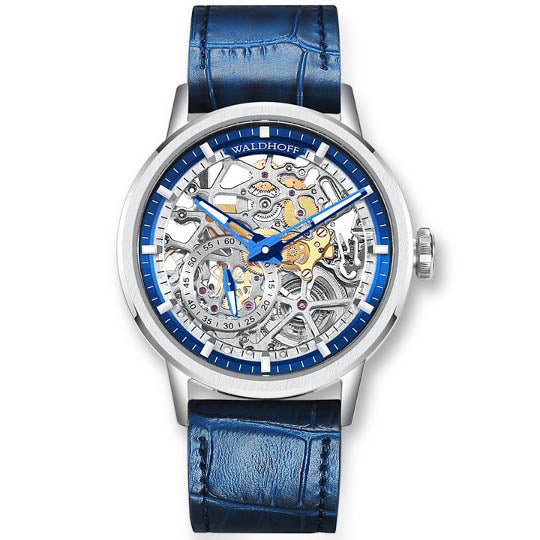 Manufaktur Waldhoff Pioneer Automatic Royal Blue – Watches.com