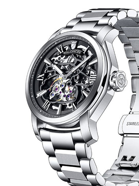 Manufaktur Waldhoff Republic II Obsidian SS Black – Watches.com