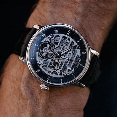 Manufaktur Waldhoff The Capital Carbon Silver – Watches.com