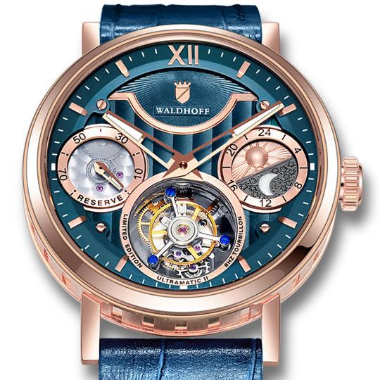 Manufaktur Waldhoff Ultramatic II Royal Blue RG – Watches.com 