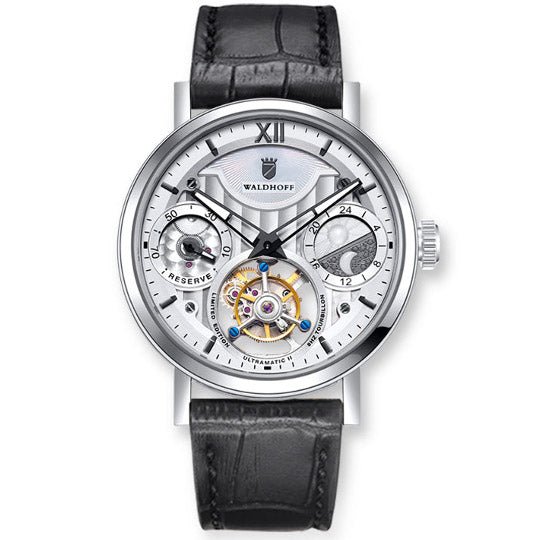 Manufaktur Waldhoff Ultramatic II Tourbillon Diamond Silver