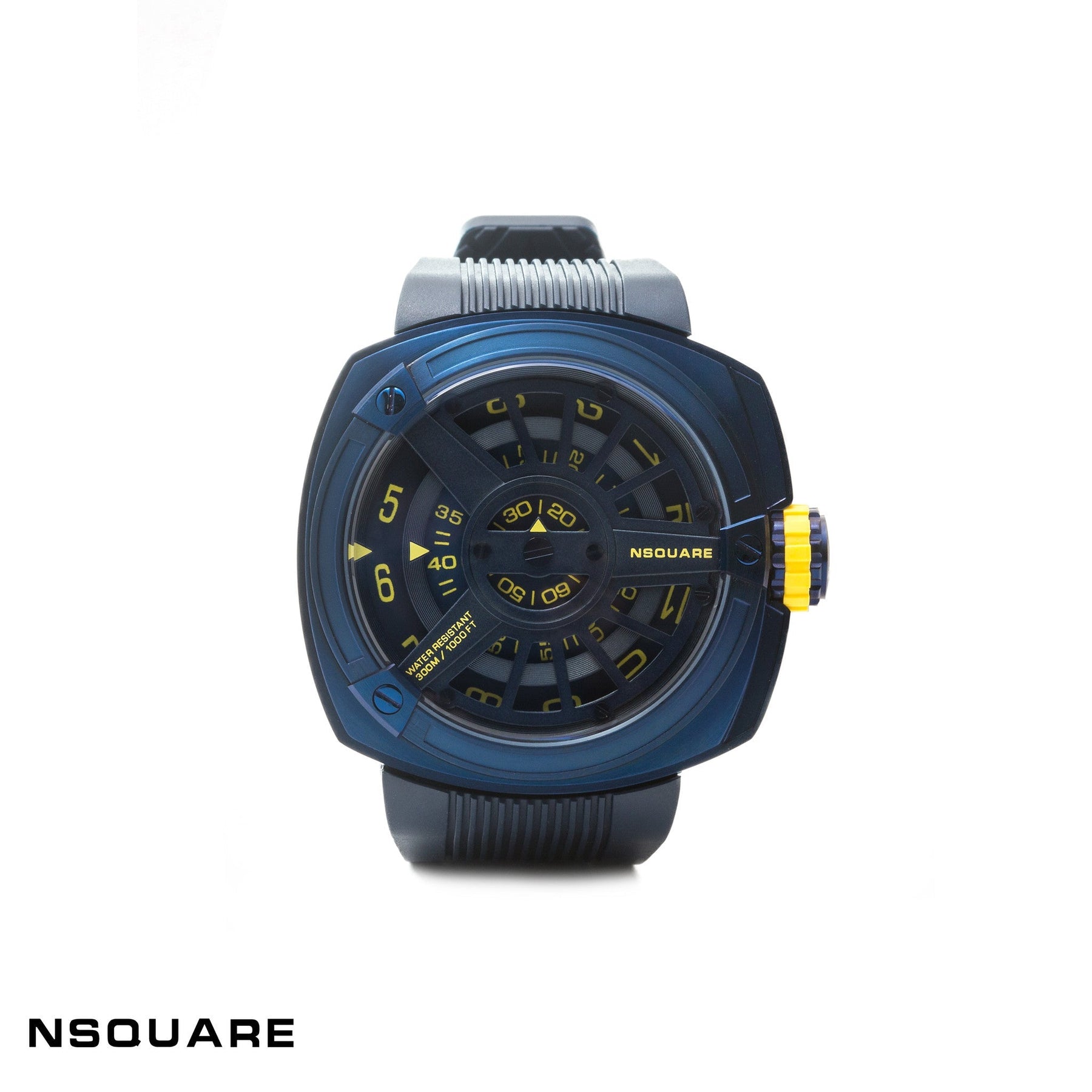 Nsquare Nick Series 51mm Navy Yellow – Watches.com