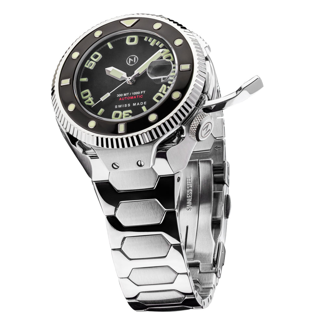 Nove Atlantean II Swiss Automatic N001-07 Slate – Watches.com