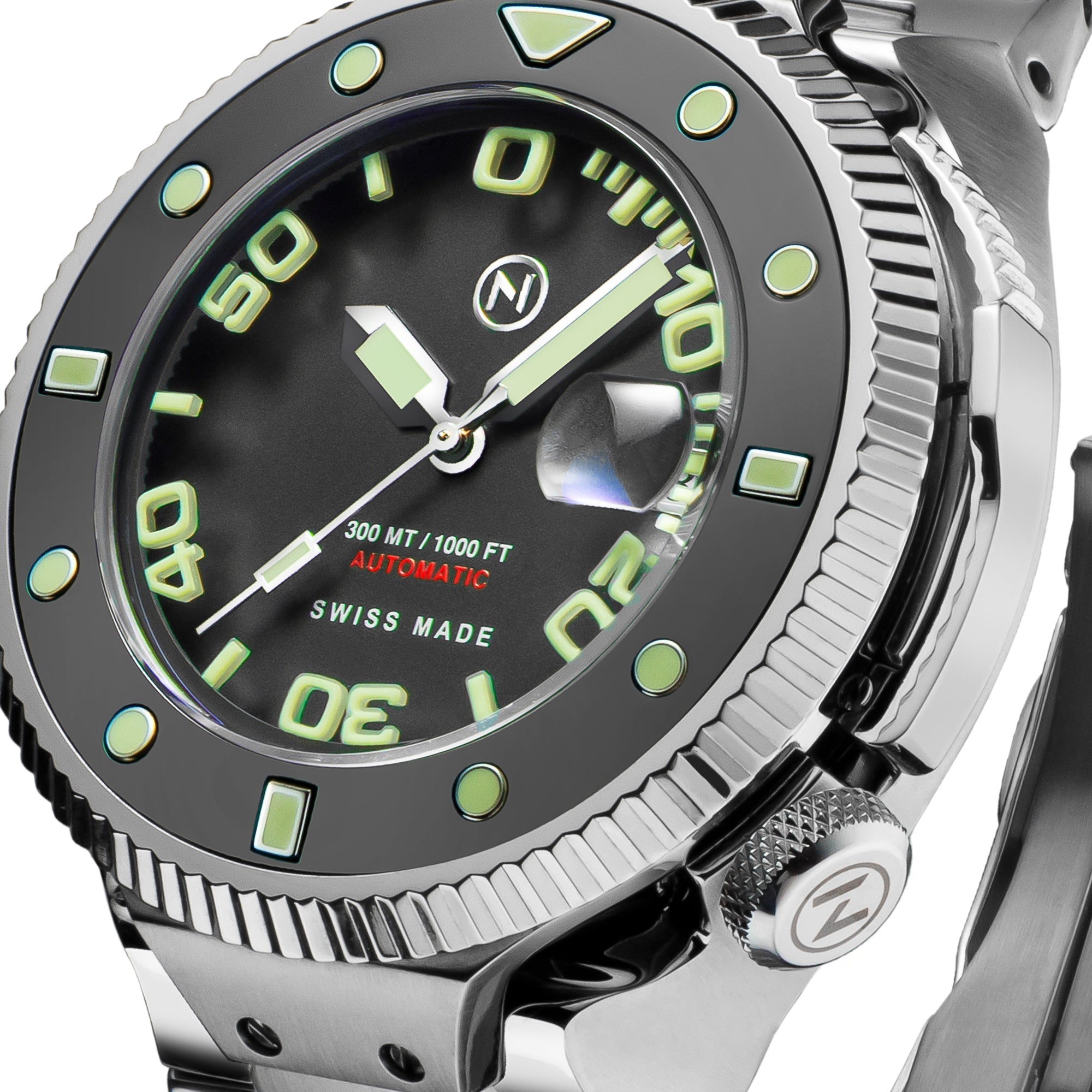 Nove Atlantean II Swiss Automatic N001-07 Slate – Watches.com