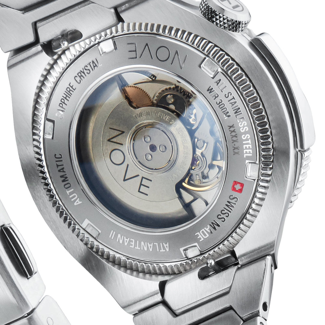 Nove Atlantean II Swiss Automatic N002-07 Blue – Watches.com