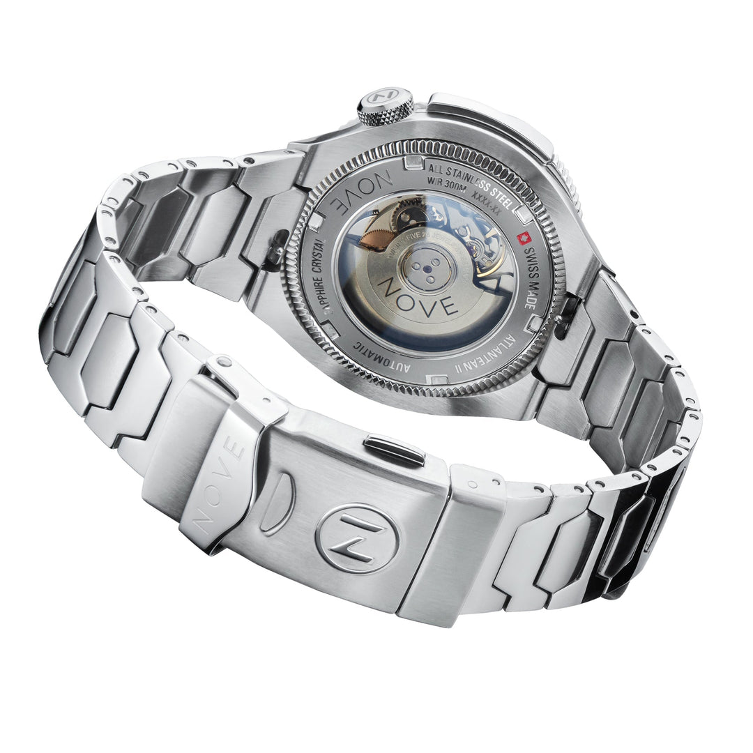 Nove Atlantean II Swiss Automatic N002-07 Blue – Watches.com