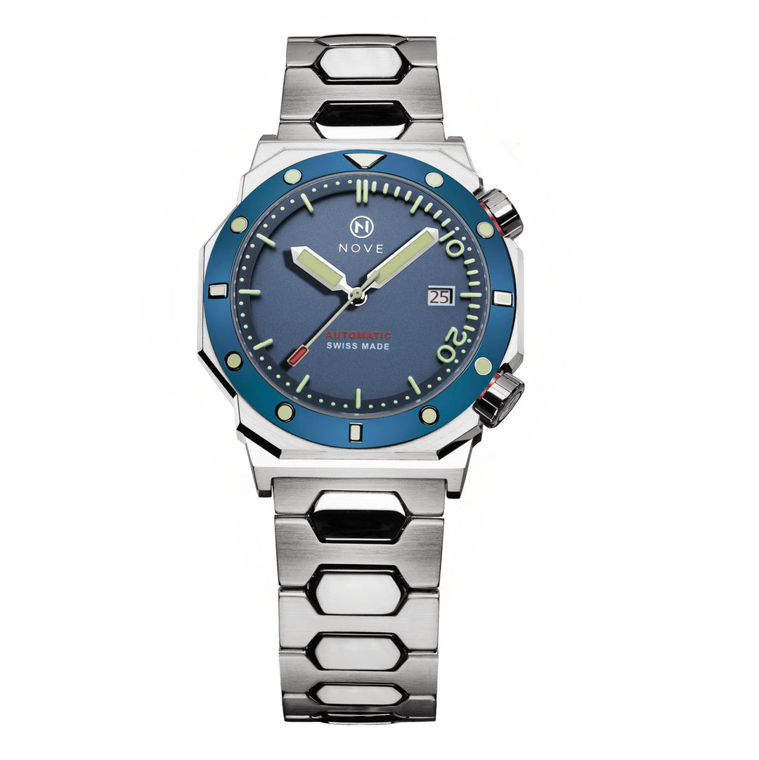 Nove Marine Swiss Automatic M003-07 Blue – Watches.com